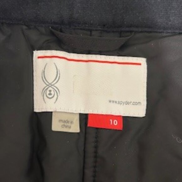 Ladies Spyder Black Ski  Pants - Size 10 - Picture 3 of 5